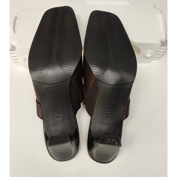 Liz Claiborne Larkin Brown Leather Upper Mule Sandals Size 9.5M - Picture 6 of 11